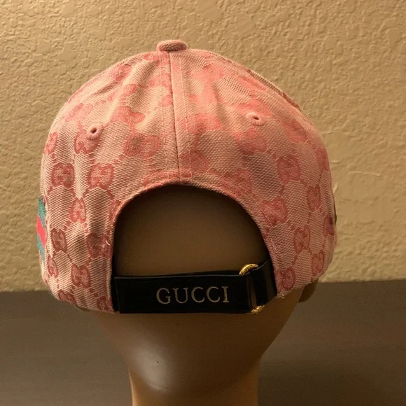 Gucci Pink GG Logo Cap - Picture 3 of 3